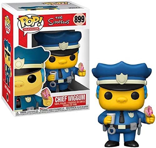 Funko POP! Animation: The Simpsons-Chief Wiggum - Collectable Vinyl Figure - Gift Idea - Official Merchandise - Toys For Kids & Adults - TV Fans - Model Figure For Collectors And Display