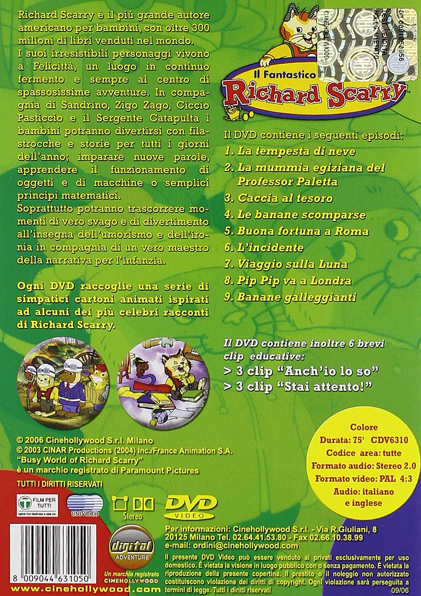 Fantastico Mondo Di Richard Scarry (Il) #03 - IMPORT