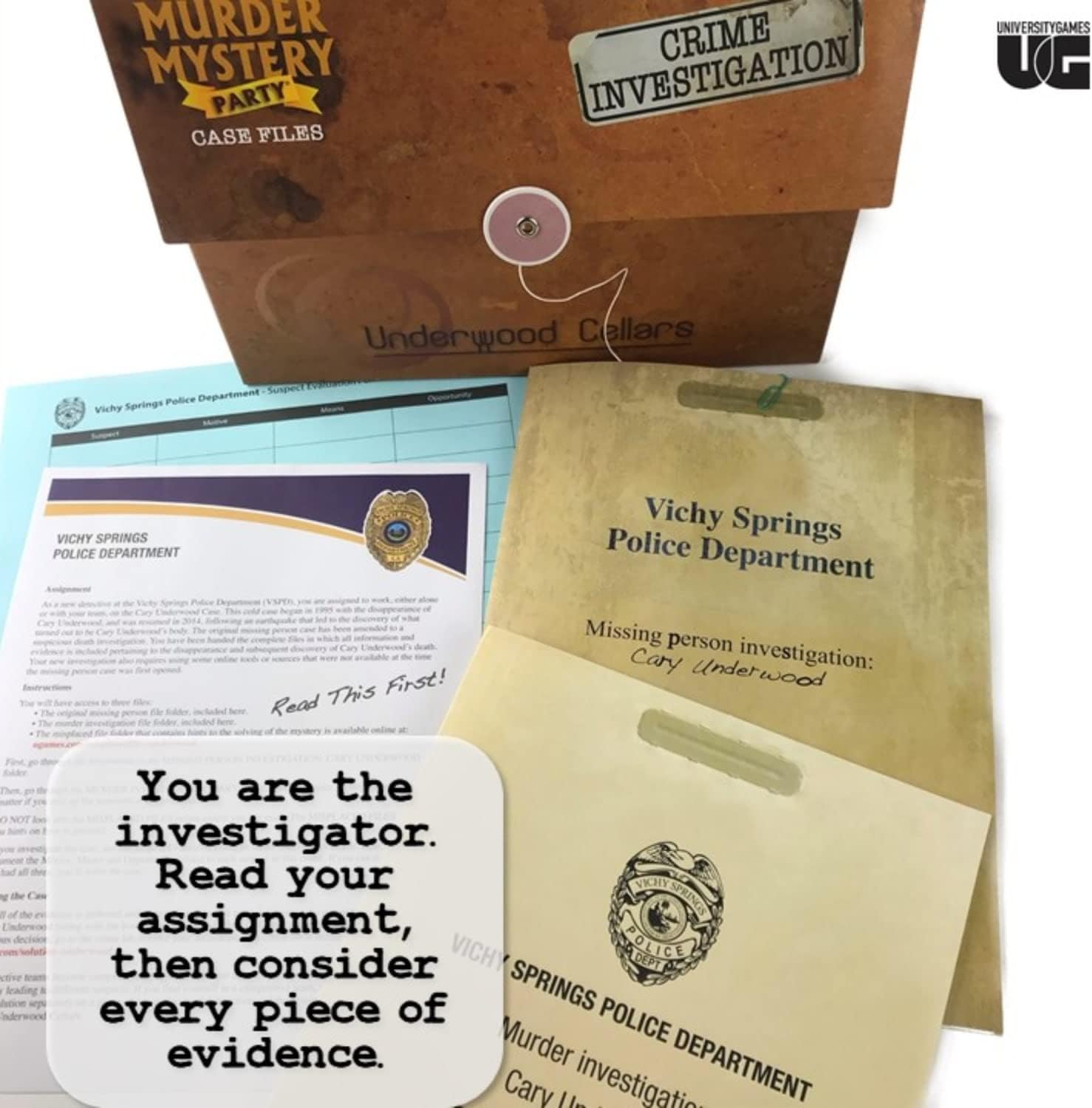Murder Mystery Party Case Files