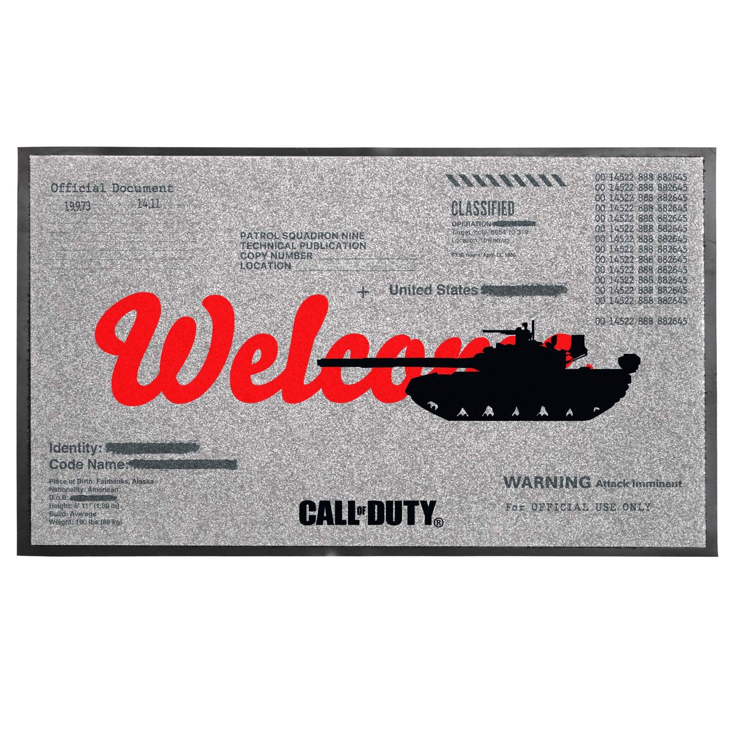 Cod: Cold War Welcome Doormat