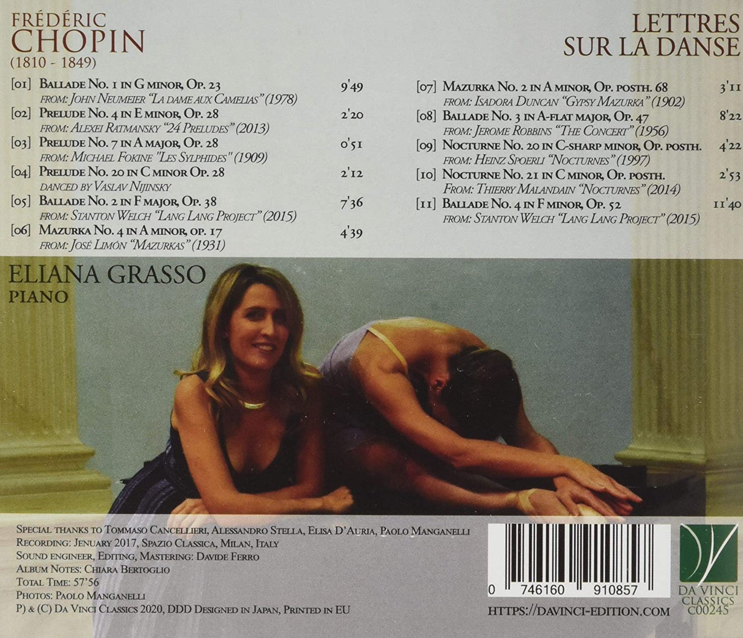 Chopin: Letres Sur La Danse