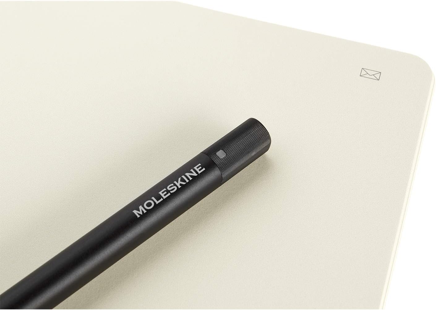 Moleskine - Smart Notebook Paper Tablet - Hardcover - Blank Paper Digital Notebook - Notebook Compatible with Moleskine Pen +, size extra large 19 x 25 cm, color black, 176 pages