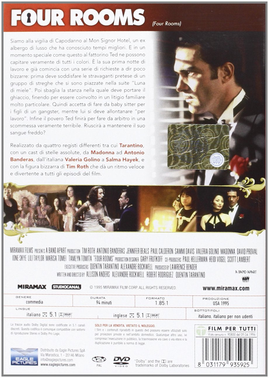 four rooms dvd Italian Import