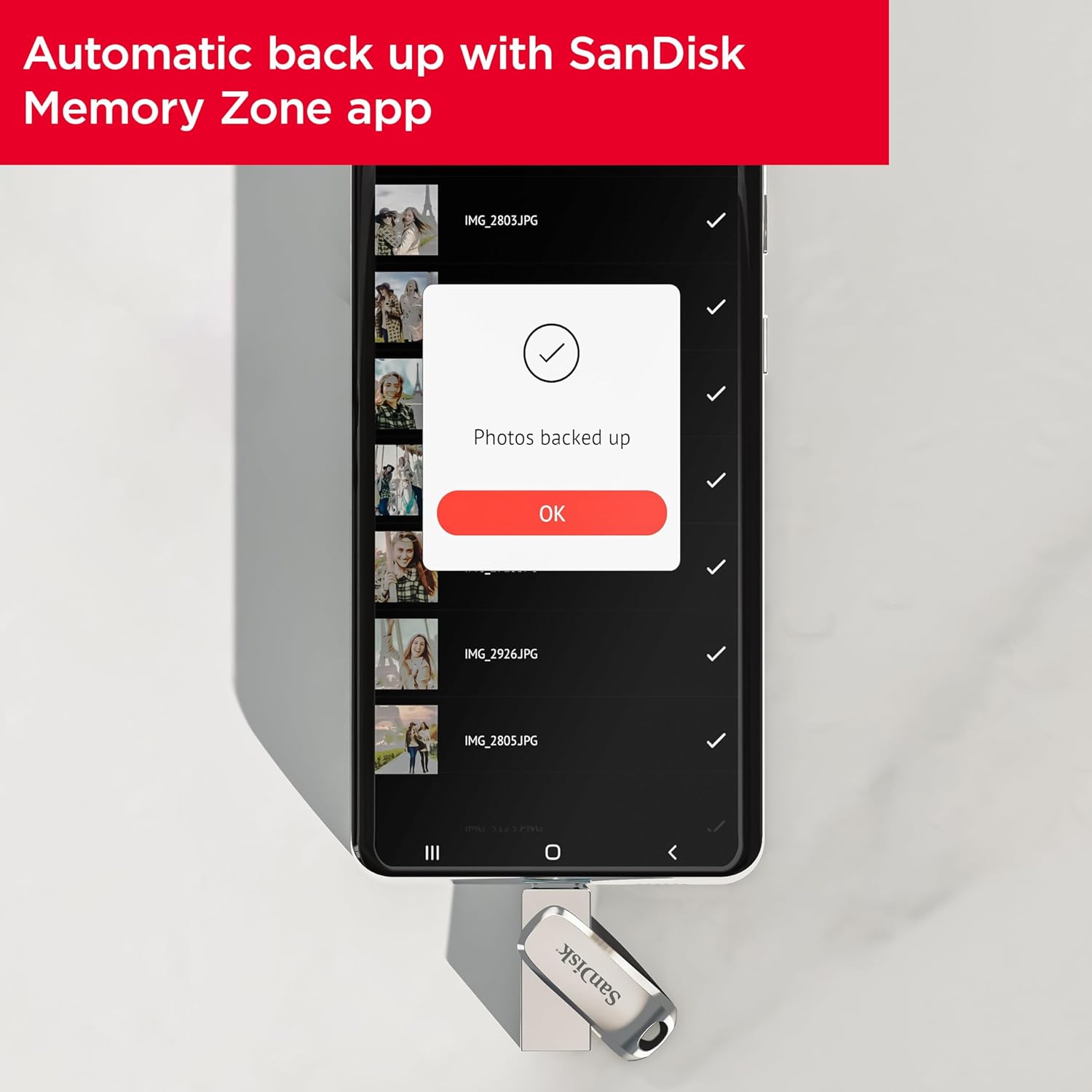 SanDisk 128GB Ultra Dual Drive Luxe, USB Type-C Flash Drive all-metal, up to 400MB/s with reversible USB Type-C and USB Type-A connectors, for smartphones, tablets, Macs and computers, Silver