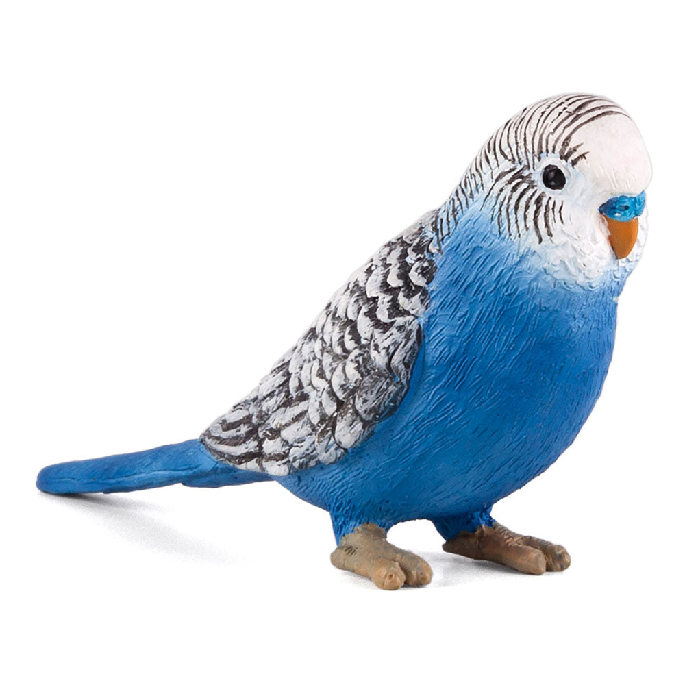 ANIMAL PLANET Farm Life Blue Budgerigar Toy Figure, Blue/White (387292)