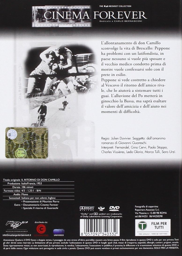 il ritorno di don camillo dvd Italian Import