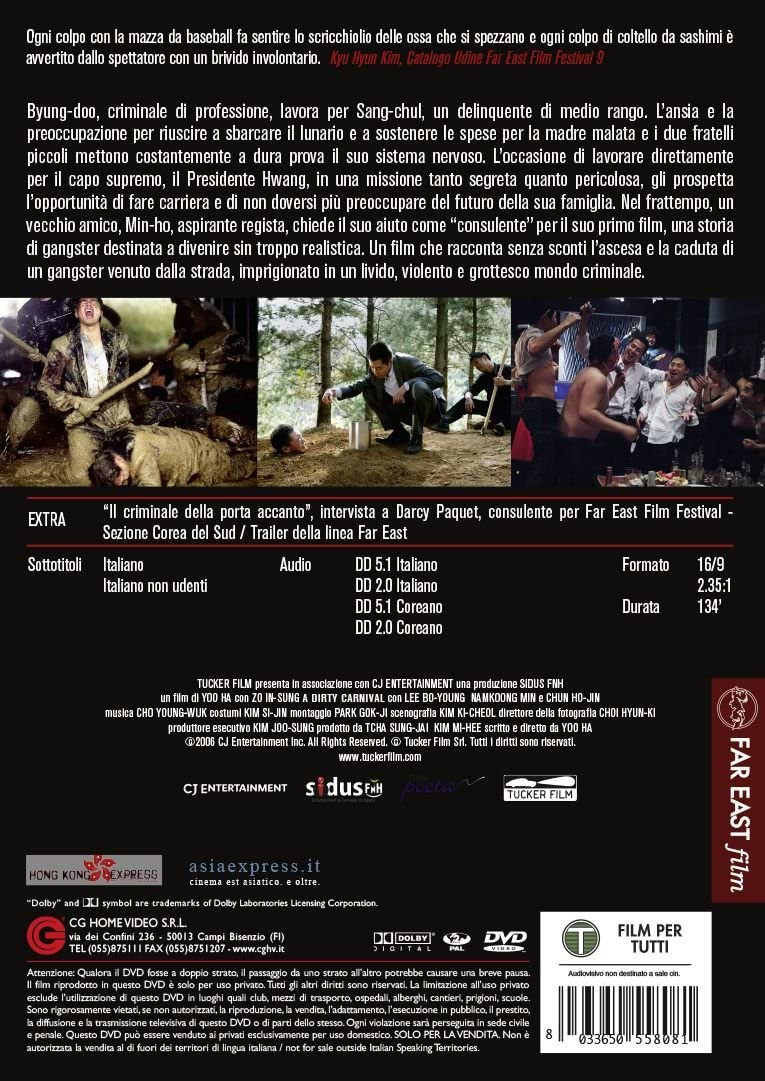 a dirty carnival dvd Italian Import