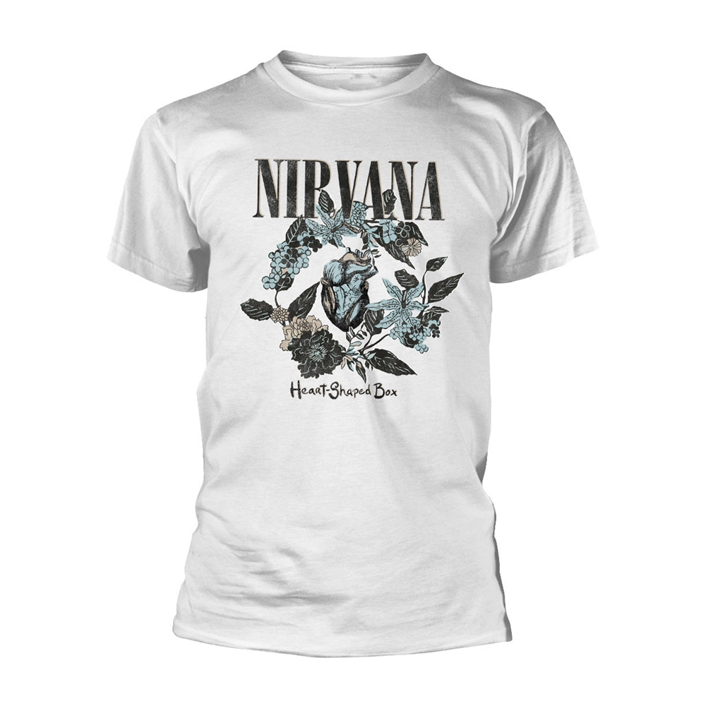 Nirvana T Shirt Heart Shaped Box Band Logo Official Unisex