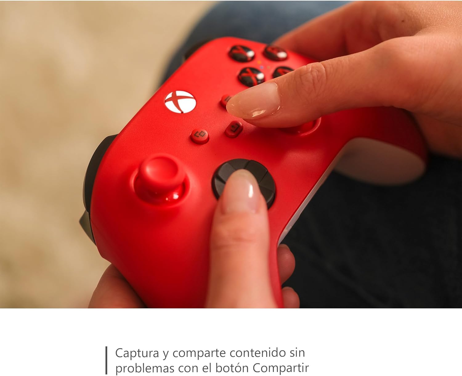 Xbox Wireless Controller Pulse Red Series X/S/One, Windows 10/11, iOS y Android
