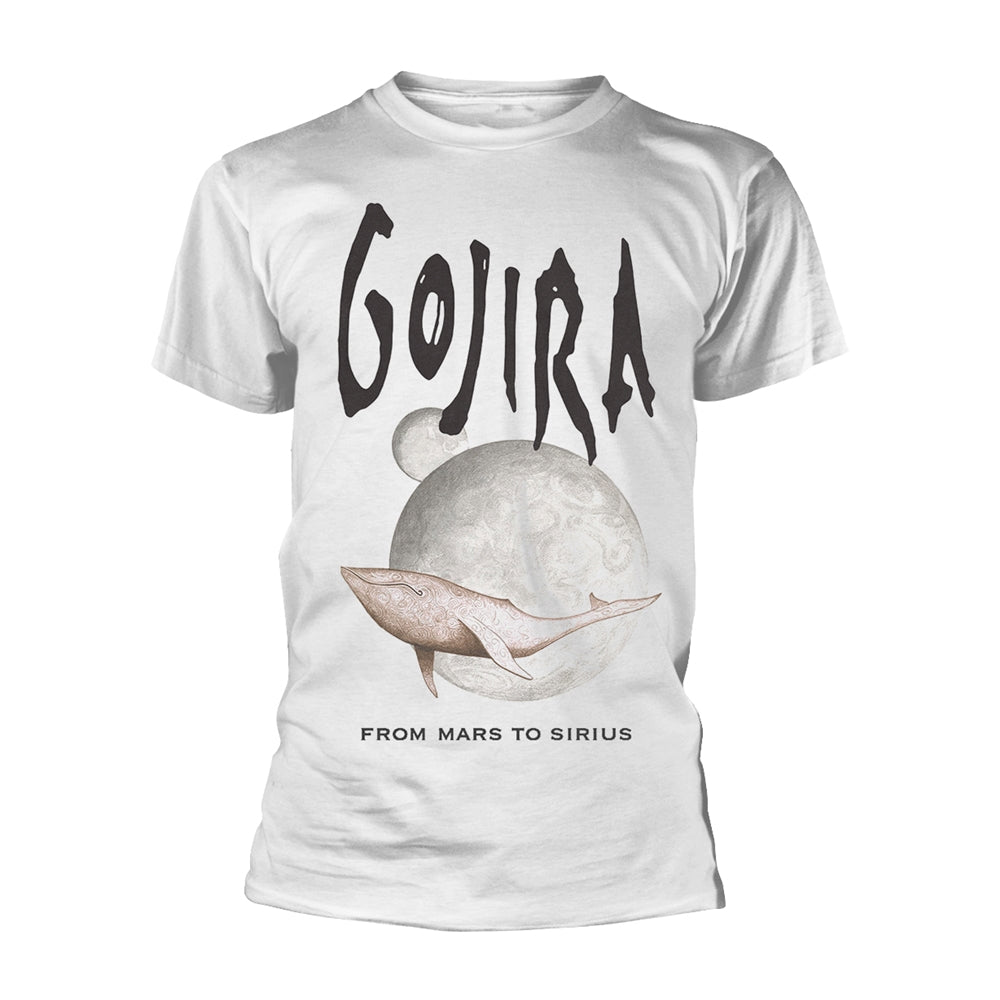 Gojira T Shirt Whale from Mars Band Logo Official Mens