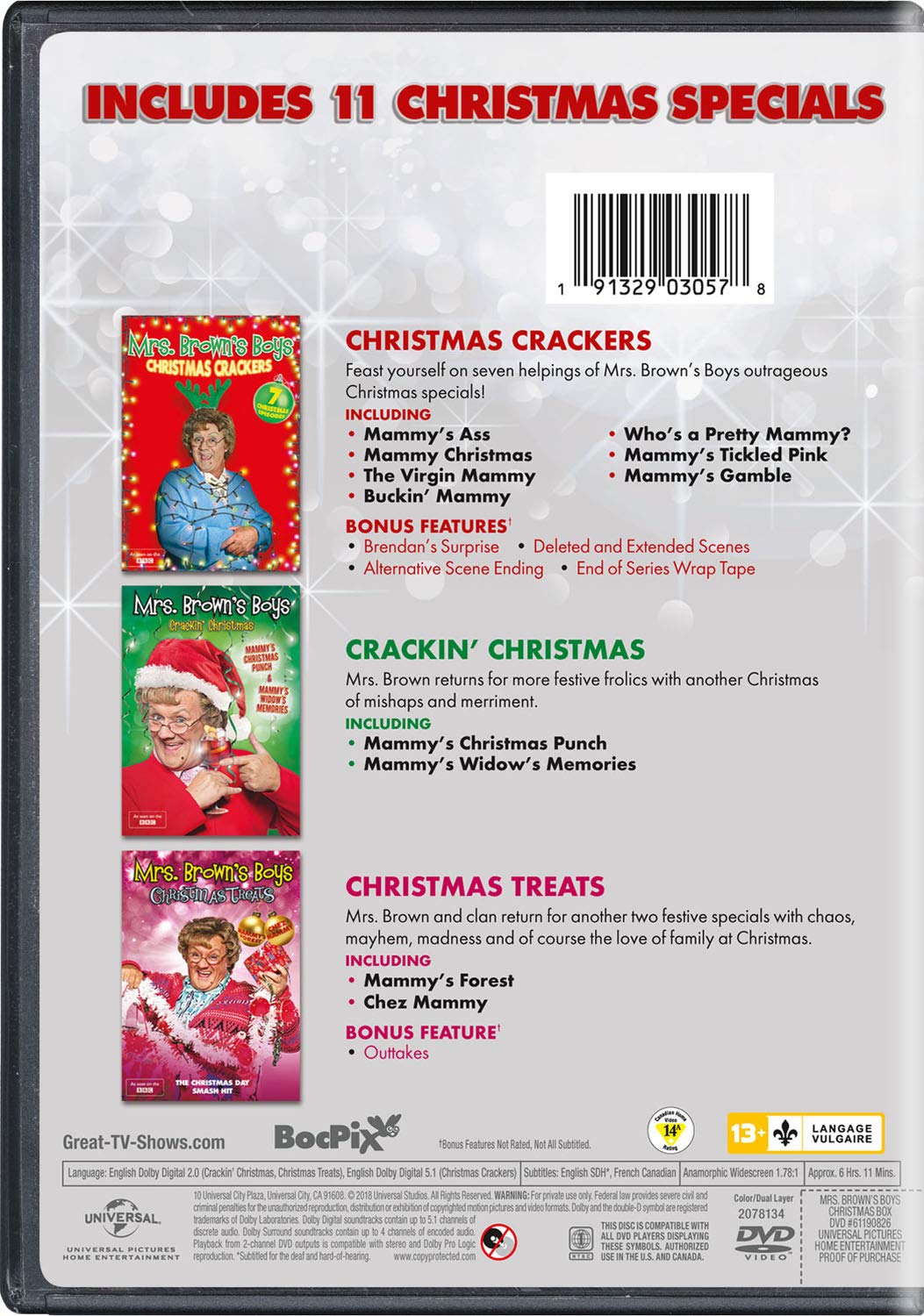 Mrs. Brown's Boys: Christmas Box (Christmas Crackers / Crackin' Christmas / Christmas Treats)