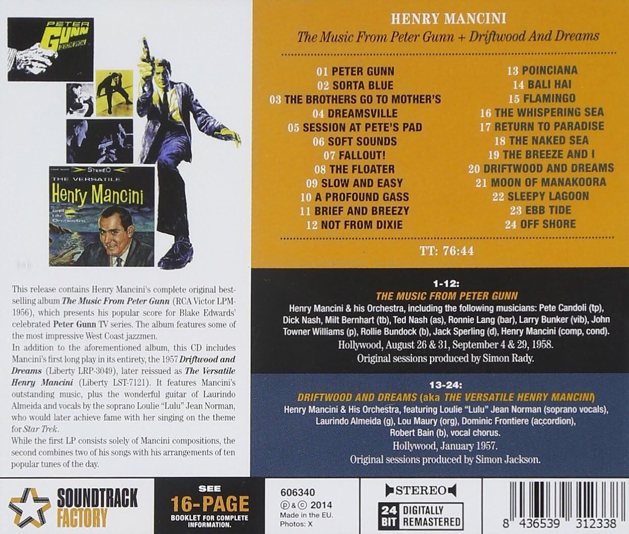The music from Peter Gunn/Driftwood and dreams