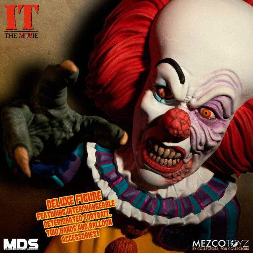 Mezco 43026 Pennywise Action Figure, No Color