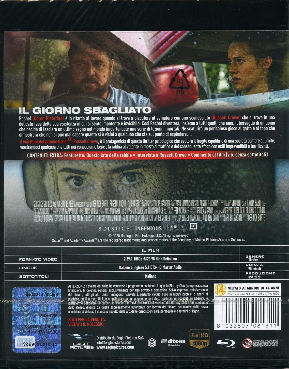 Il Giorno Sbagliato ( Blu Ray