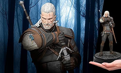 WITCHER AUG200446 Dark Horse 3: Wild Hunt-Heart of Stone Geralt Deluxe Statue Figure, Multi