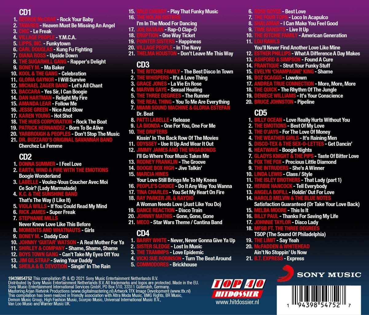 Top 40 Hitdossier - Disco