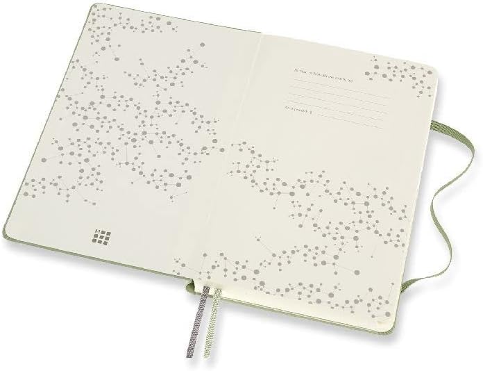 Moleskine - Wellness Journal, Theme Notebook - Hardcover Notebook to Track Your Health and Fitness Goals - Large Size 13 x 21 cm - 400 Pages