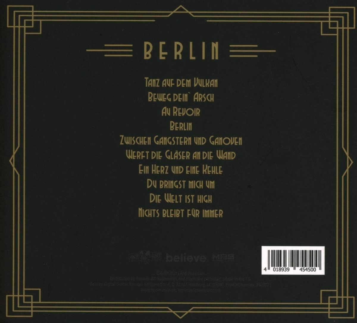 Berlin (Ein Akustischer Tanz auf dem Vulkan