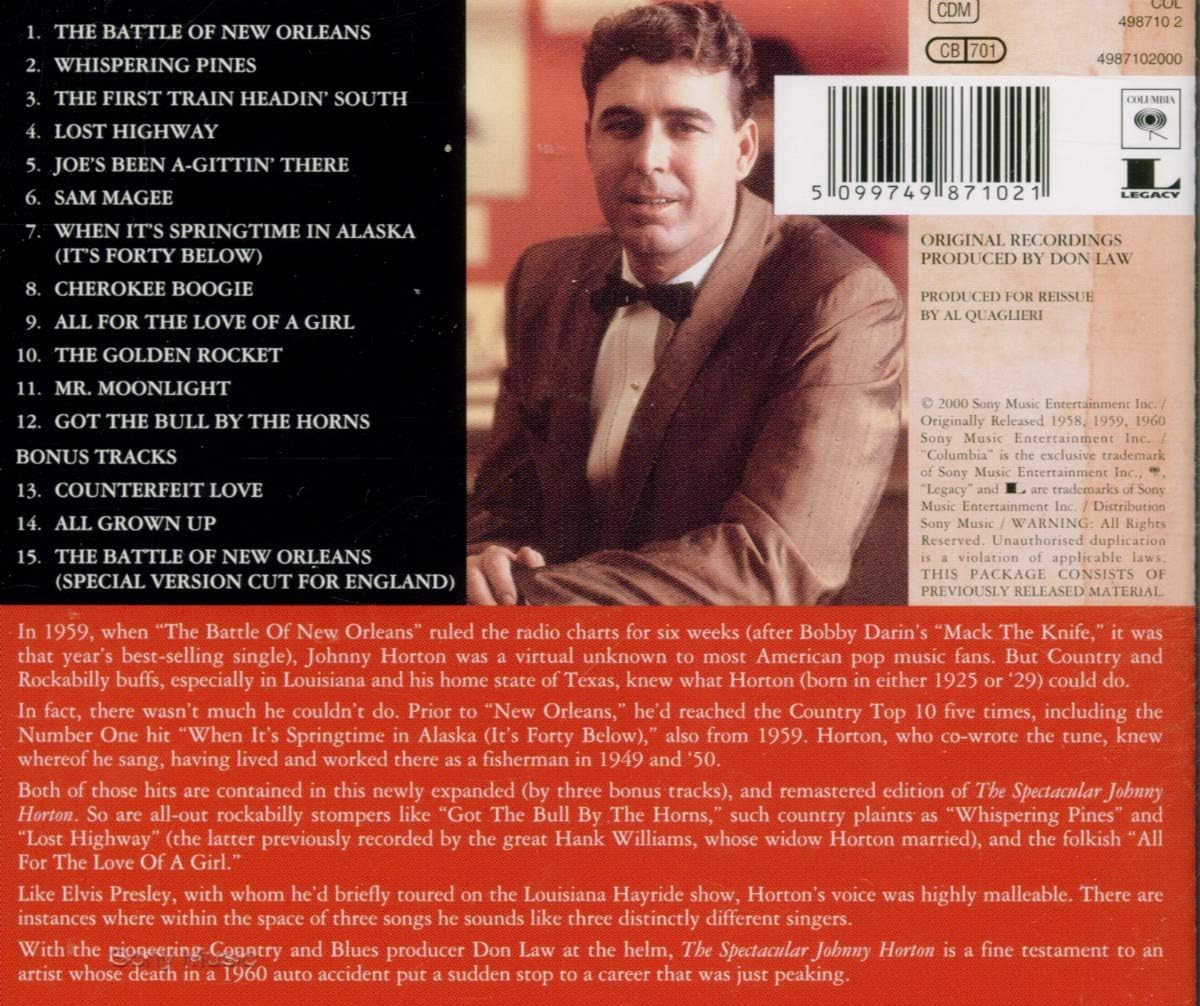 Spectacular Johnny Horton