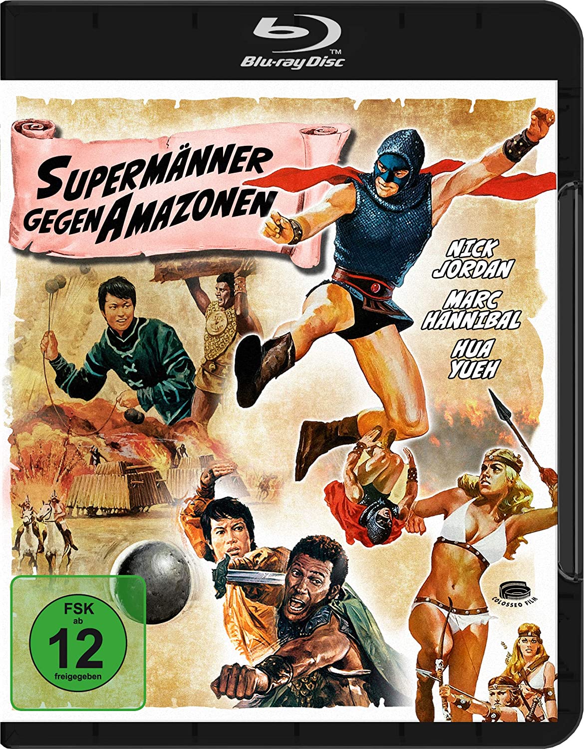 Supermänner gegen Amazonen (Superuomini, superdonne, superbotte) (Sie hauen alle in die Pfanne)