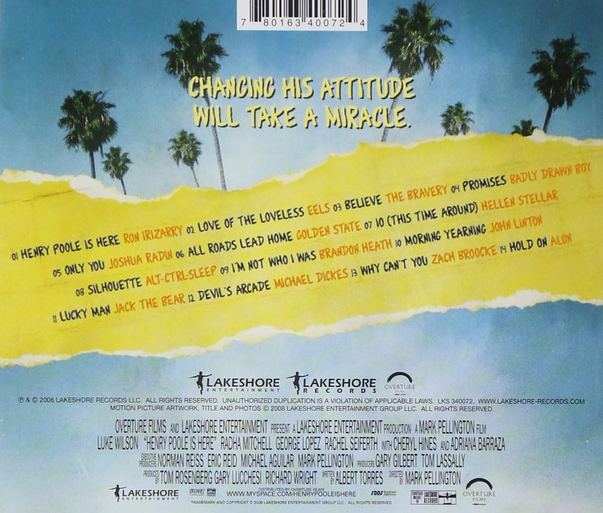 Henry Poole Is Here Soundtrack