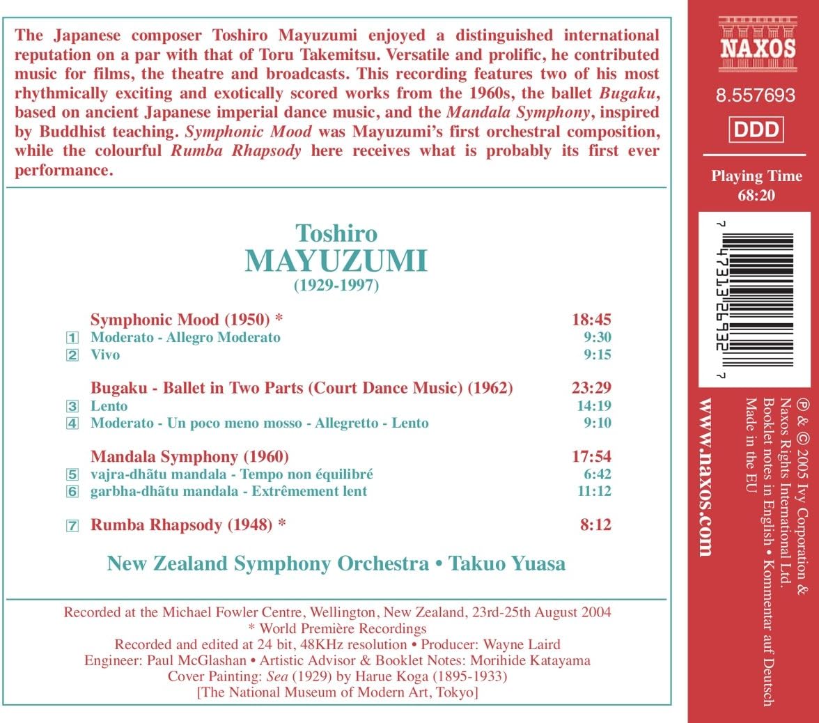 Mandala Symphony (Yuasa, New Zealand So)