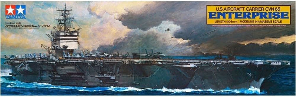 Tamiya 300078007 - Maqueta del portaaviones US CVN-65 Enterprise (escala: 1:350