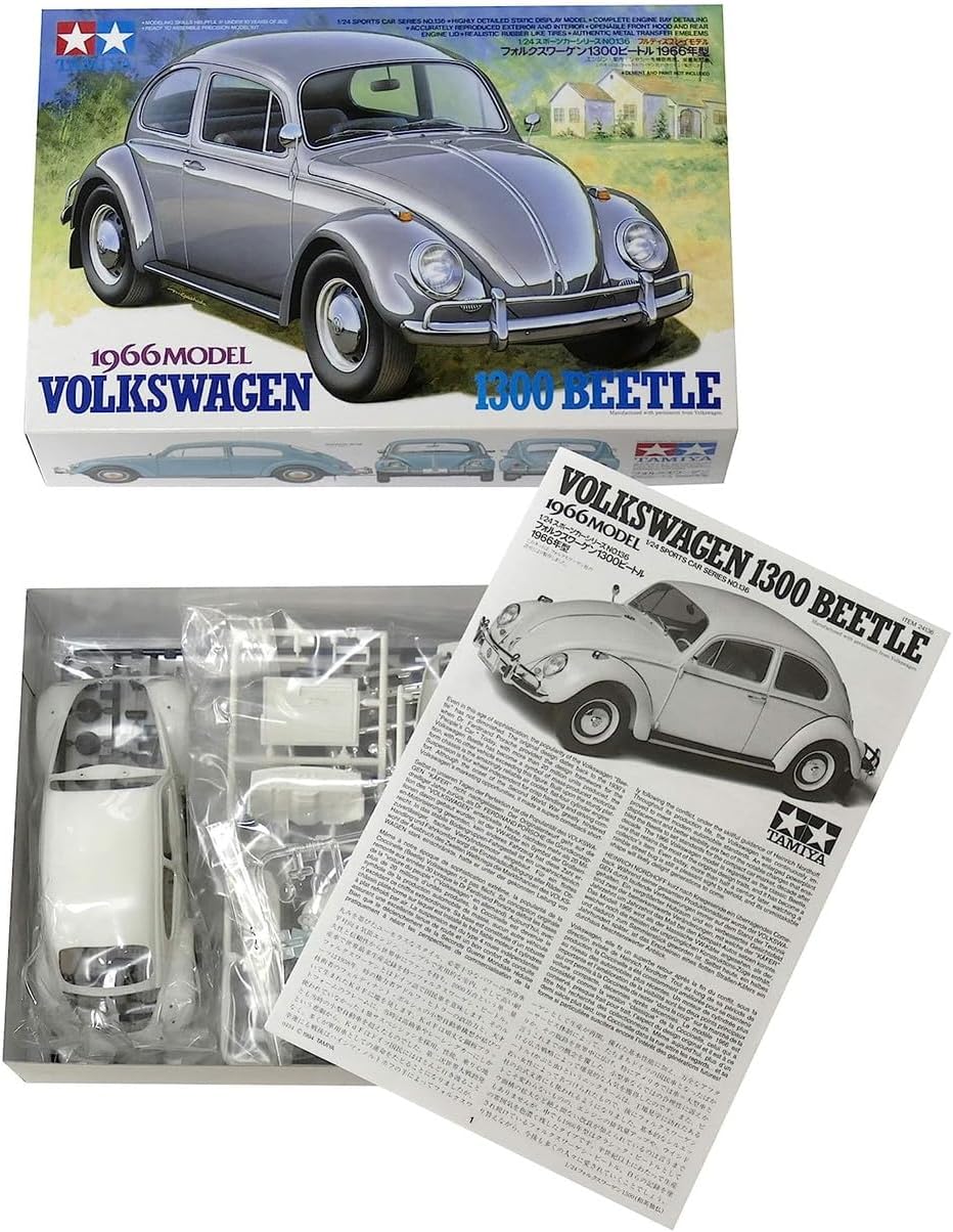 Tamiya 300024136 1:24 Volkswagen Beetle 1300 1966