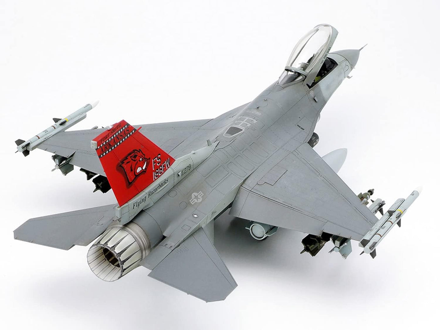 Tamiya- Lockheed F-16C Falcon (-) (-) Kit de Modelo, Color Negro, Small (61101
