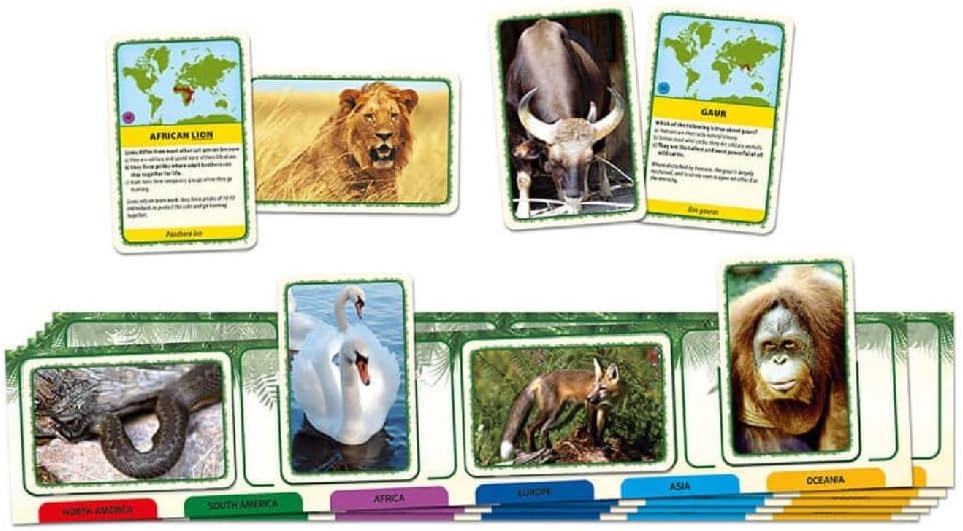 Tactic Animals of the World card game