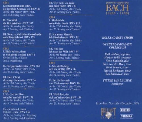 Bach Edition Vol.11 - Cantatas Vol.V