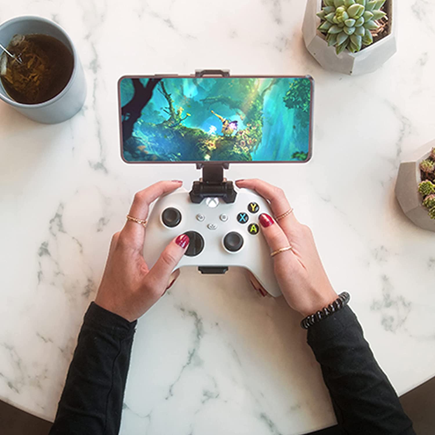 JOYSKY PS4 Controller, Wireless Controller for Playstation 4 with Speaker/Gyro/HD Dual Vibration/Touch Panel/LED Indicator Pro Controller Gamepad for PS4/Slim/Pro Console (White