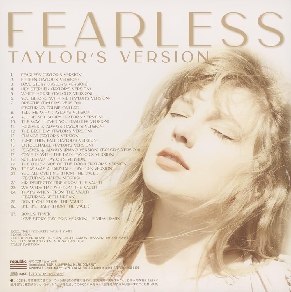 Fearless (Taylor's Version