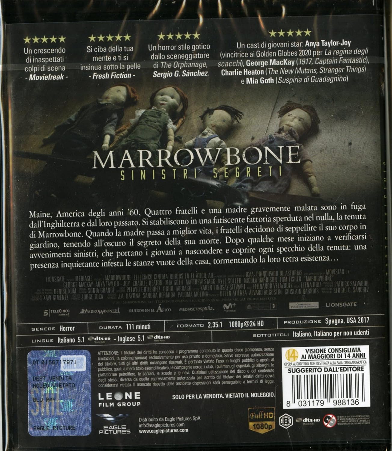 Marrowbone - Sinistri Segreti - (Italian Import)