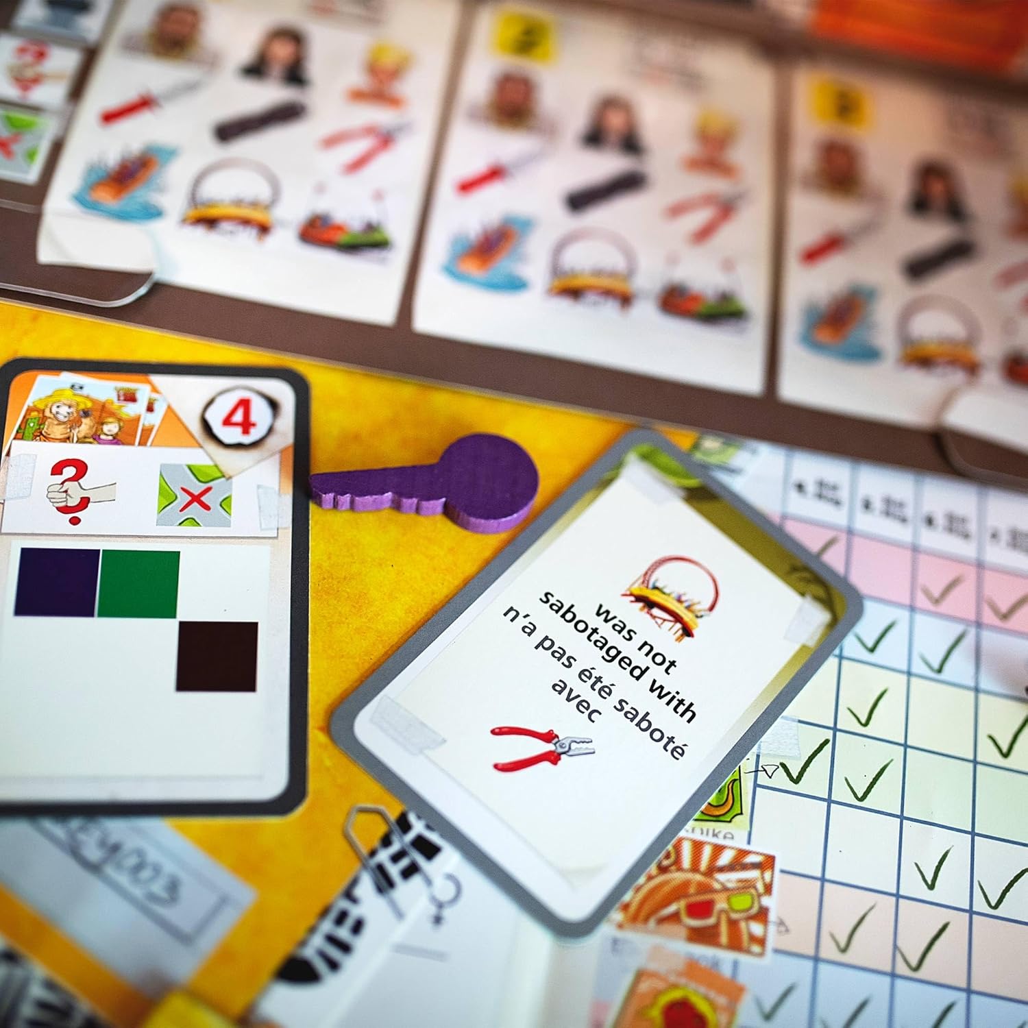 HABA 305940 The Key – Sabotage at Lucky Llama Land- An investigation game for ages 8+ (Made in Germany)