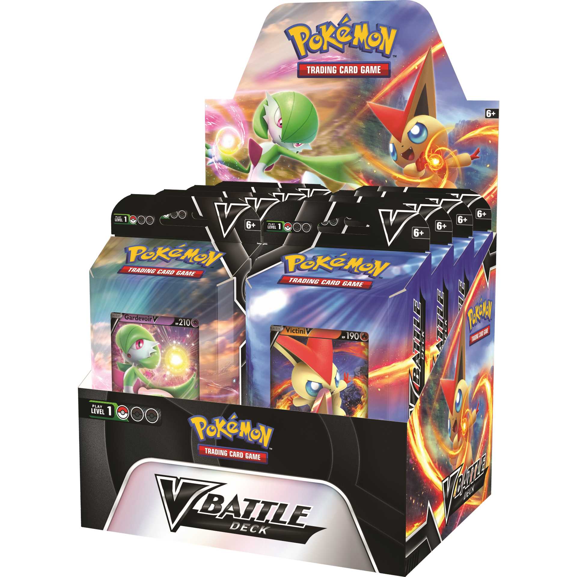 Pokémon TCG: Victini V / Gardevoir V Battle Deck DISPLAY (8ct)