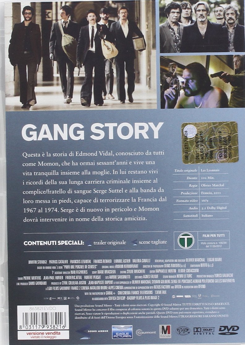 a gang story dvd Italian Import