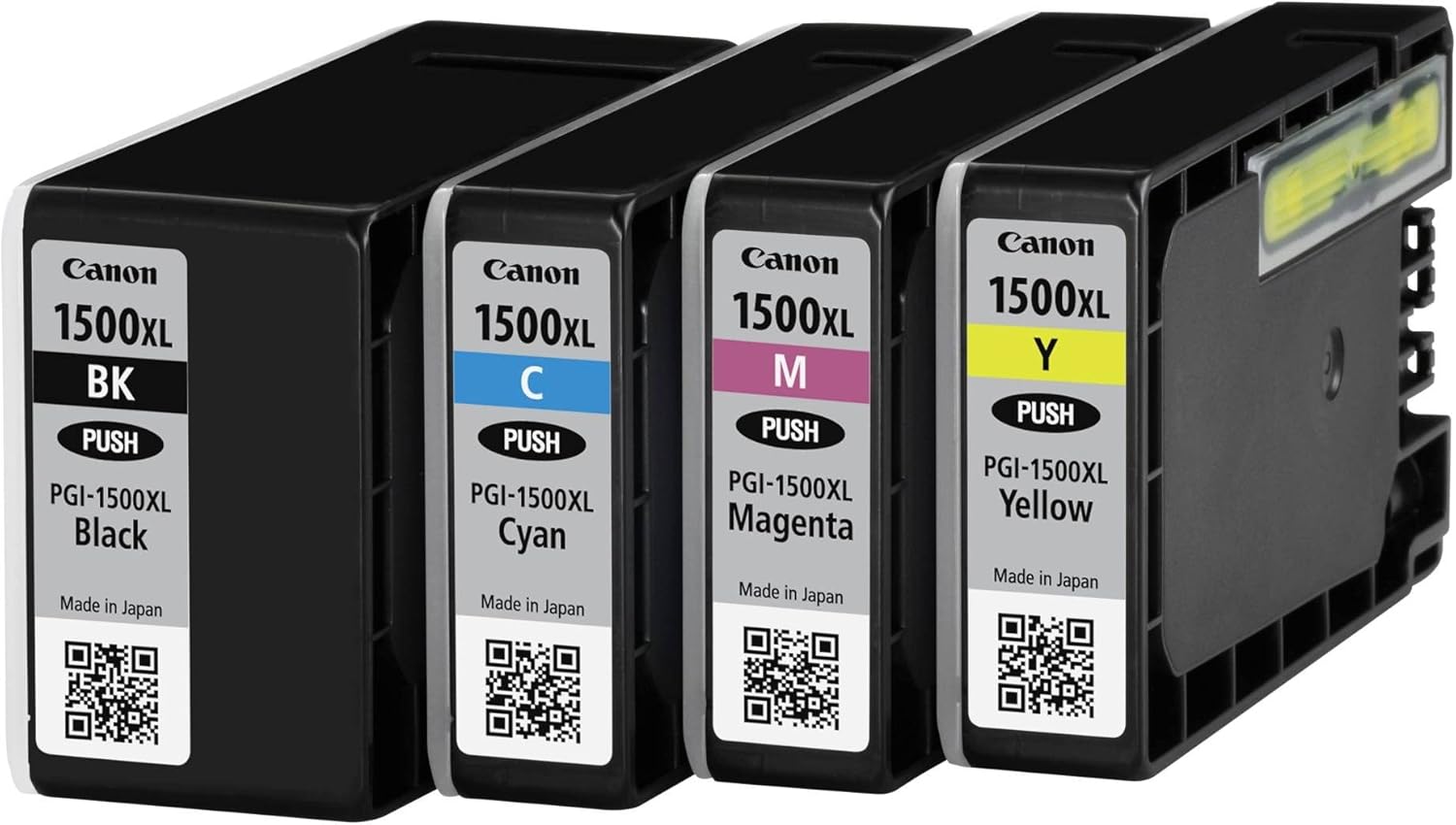 Canon PGI1500XL BK/C/M/Y Multipack Ink 4 Cartridges Original black/cyan/Magenta/yellow, XL