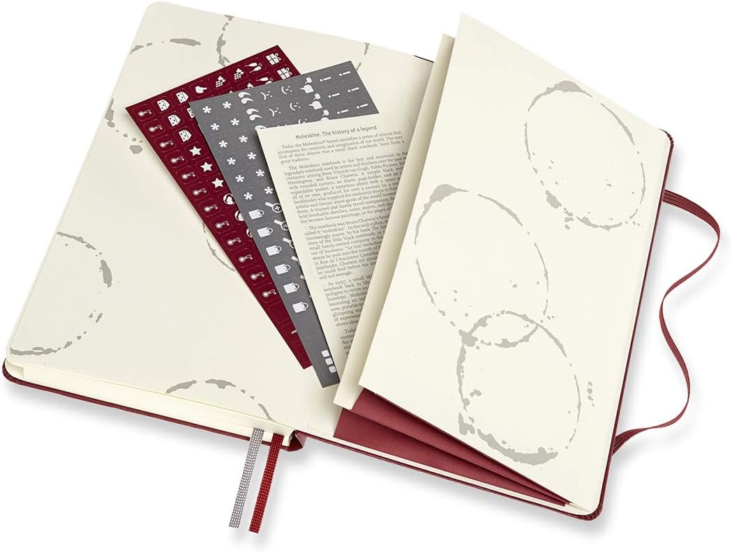 Moleskine - Wine Journal, Theme Notebook - Hardcover Notebook to Collect and Organise Your Wine - Large Size 13 x 21 cm - 400 Pages