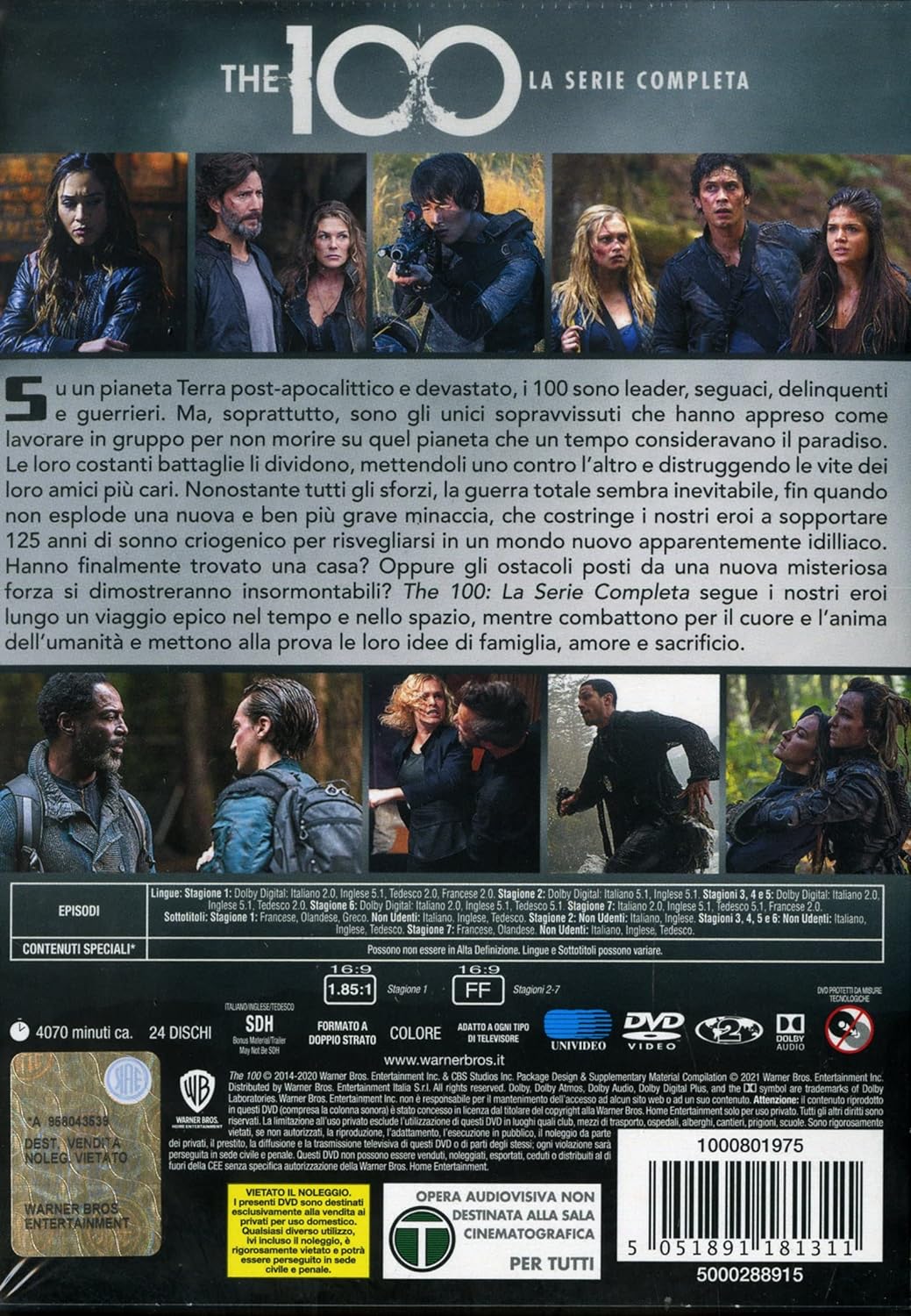 The 100 Serie Compl.Stg.1-7 (Box 24 Dv)