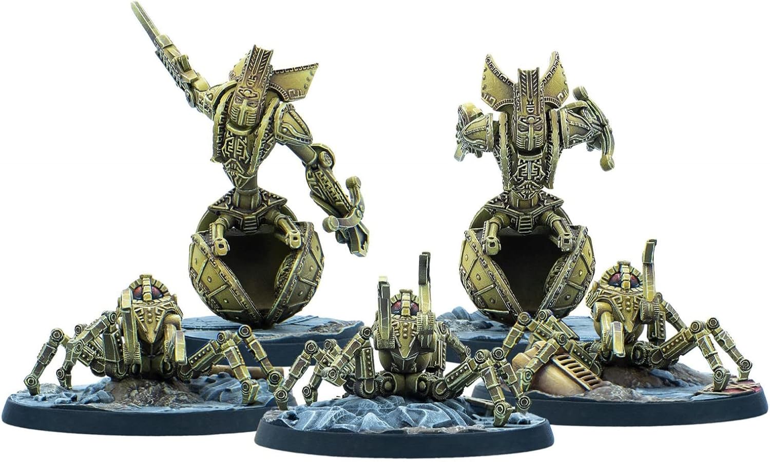 Modiphius Entertainment Elder Scrolls Call to Arms Dwemer Spheres and Spiders Miniatures Set