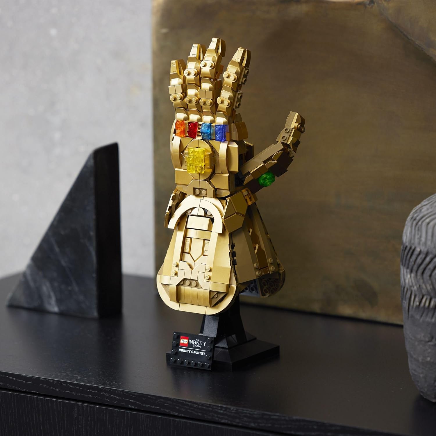 LEGO 76191 Marvel Infinity Gauntlet Set, Collectible Thanos Glove With Infinity Stones, Collectible Avengers Gift Men, Women, Him, Her, Model Kits Adults To Build