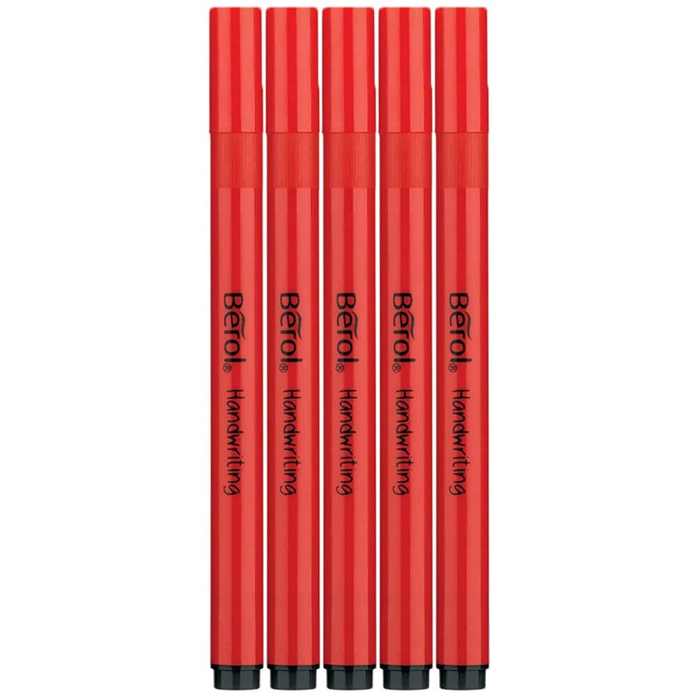 Berol Black Handwriting Pen: Pack of 5