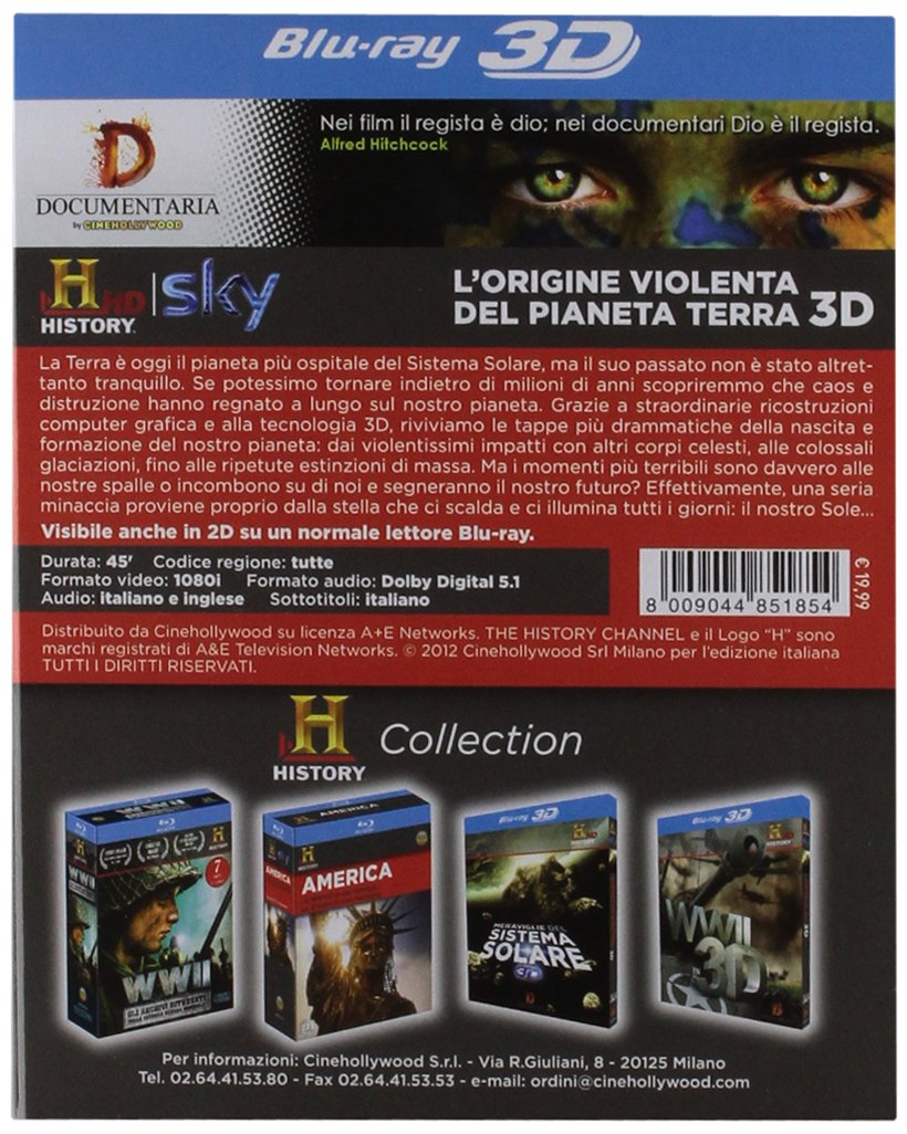 L'origine violenta del pianeta Terra (3D+2D)