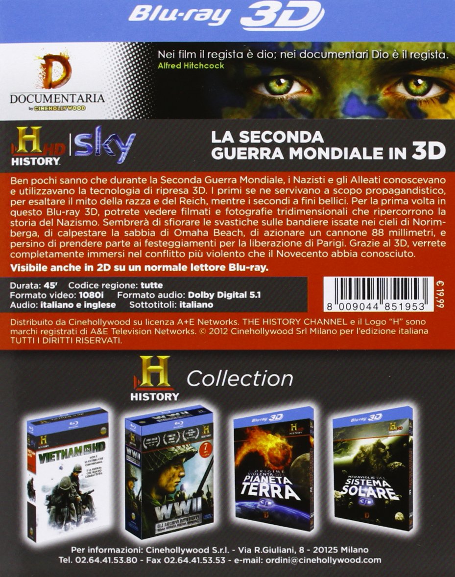 La Seconda Guerra Mondiale In 3D (Blu-Ray 3D