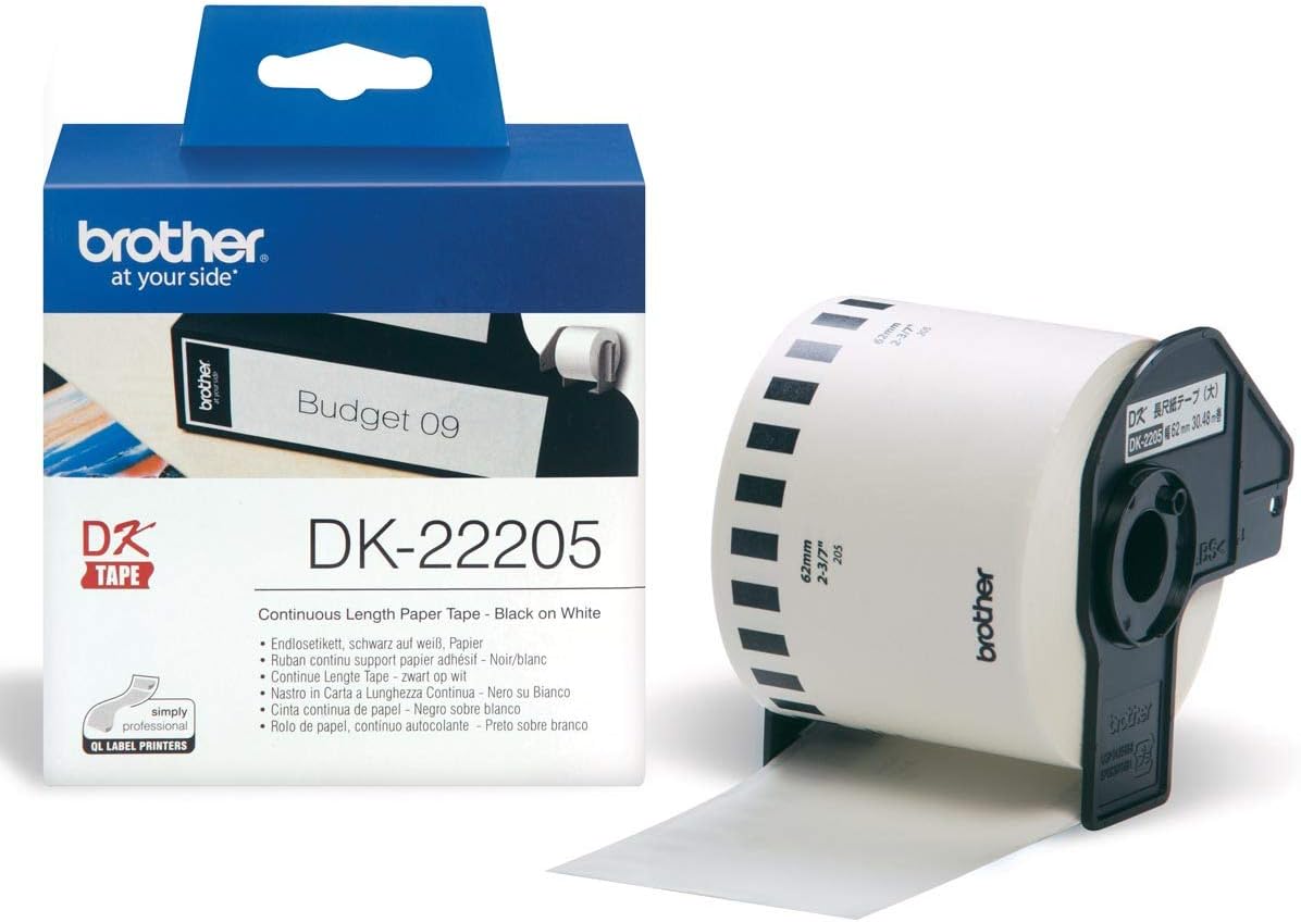 BROTHER - P-TOUCH TAPE PAPER 62MMX30.48M