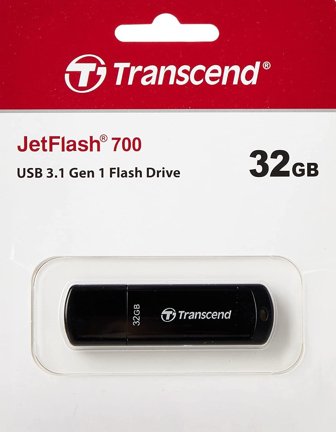 Transcend 32GB JetFlash 700 USB 3.1 Gen 1 Flash Drive (USB Stick) TS32GJF700