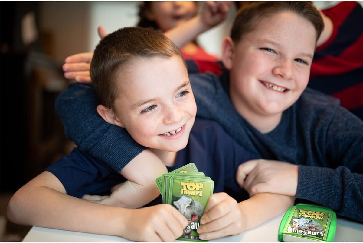 Top Trumps Dinosaurs Classics Card Game, Discover interesting facts in this educational packed game including the killer rating for a Tyrannosaurus Rex, makes a great gift for ages 6 plus Dinosaurs To