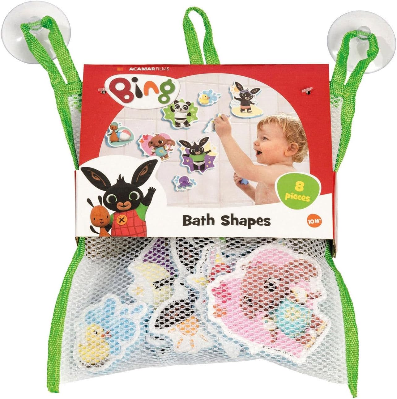 Totum Bambolino Toys Foam Bath Figures with Bing and friends - Pack of 8. Suitable for babies ages 9 months +