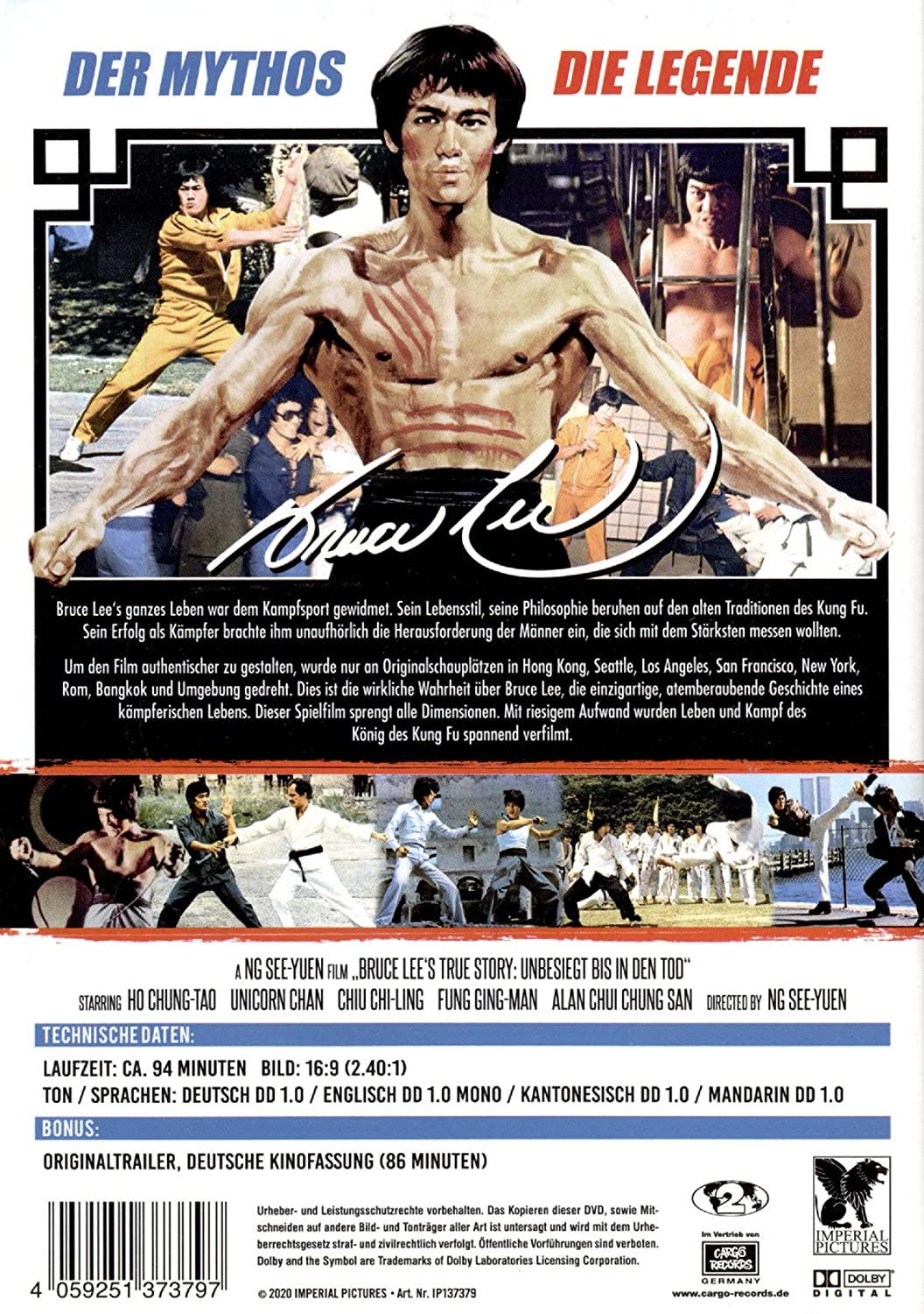BRUCE LEE's True Story: Unbesiegt bis in den Tod